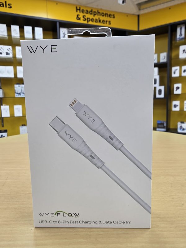WYE FLOW USB-C to 8-Pin Fast Charging & Data Cable 1m