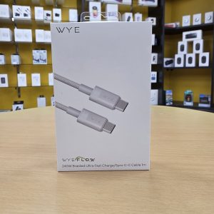 240W Braided Ultra Fast Charge/Sync C-C Cable 1m