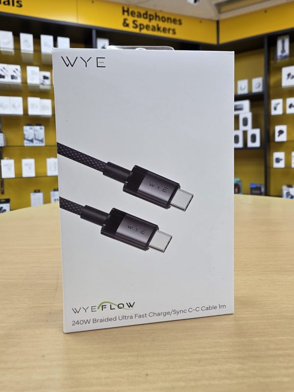20251017_113210 240W Braided Ultra Fast Charge/Sync C-C Cable 1m