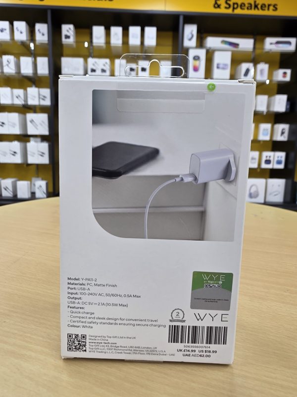 10.5W USB-A Power Adaptor