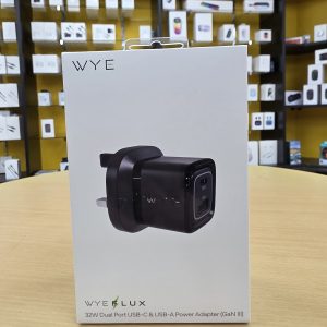 32W Dual Port USB-C & USB-A Power Adaptor (GaN 111)