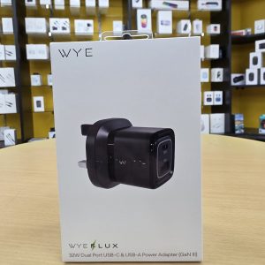 32W Dual Port USB-C & USB-A Power Adaptor (GaN 111)