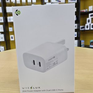 35W Power Adaptor with Dual USB-C Ports | Fast Charging USB-C Charger Taunton