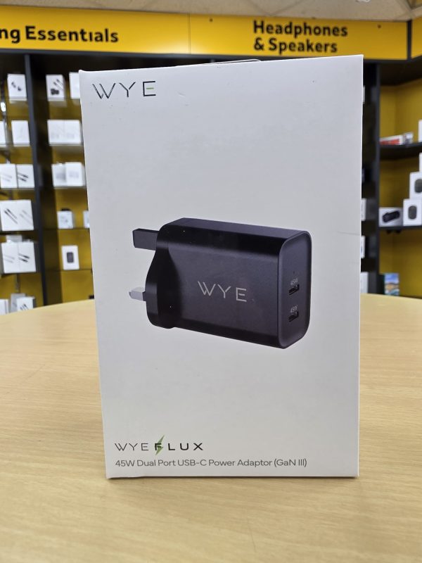 45W Dual Port USB-C Power Adaptor (GaN 111)