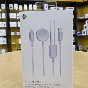 2-In-1 Watch Magnetic & 8-Pin Interface Fast Charger to USB-C Cable 1m