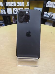 Refurbished iPhone 14 Pro Max Taunton Black 128GB Apple smartphone fully tested
