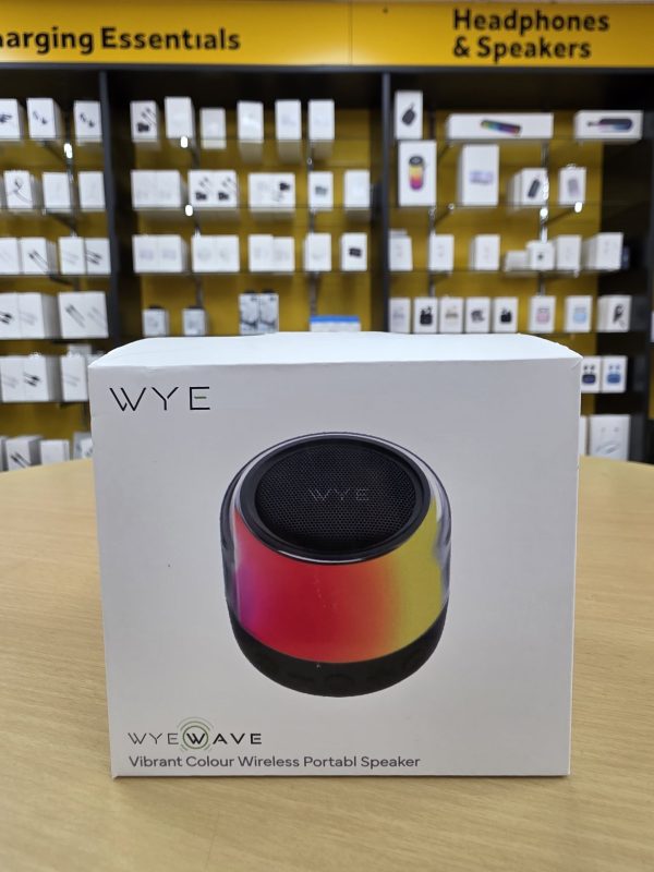 Vibrant colour wireless portable Bluetooth speaker with LED lights and bass